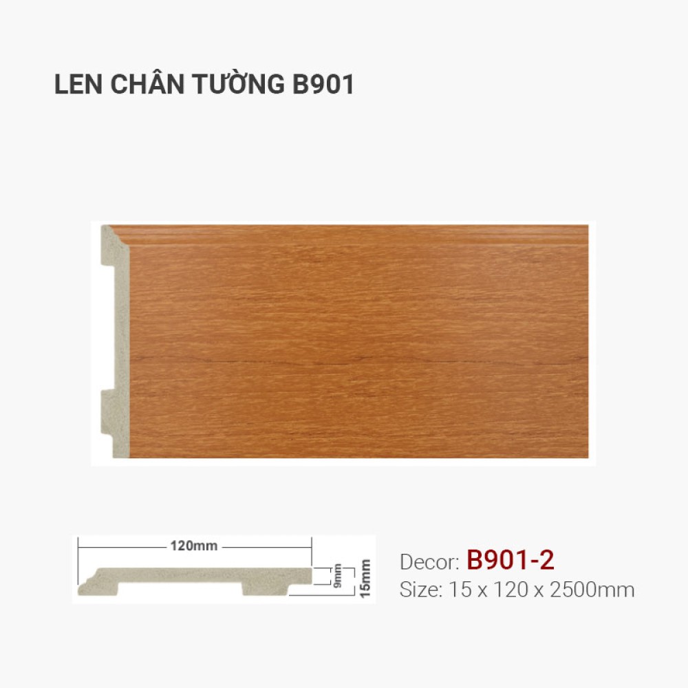 Len Tường Nhựa B901-2