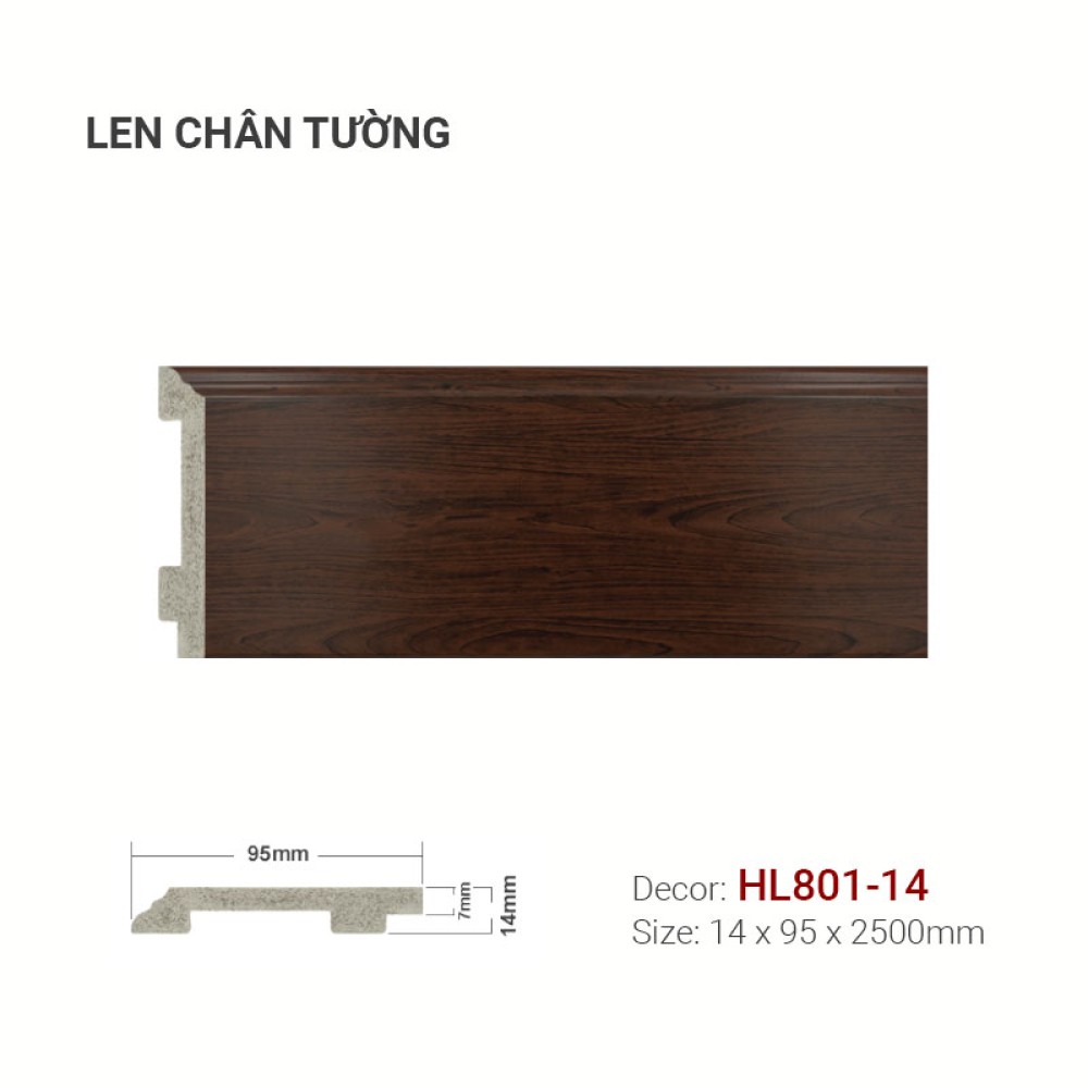 Len Tường Nhựa HL801-14