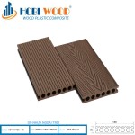 Sàn gỗ ngoài trời Hobi Wood HB140T25-3D oak brown