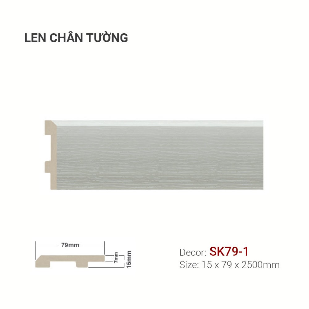 Len tường nhựa SK79-1