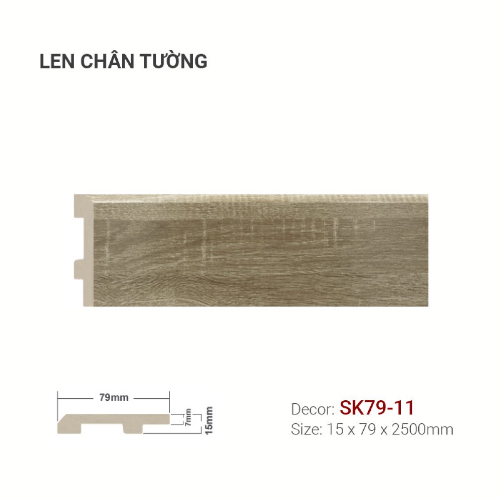 Len tường nhựa SK79-11