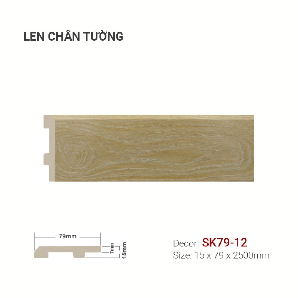 Len tường nhựa SK79-12