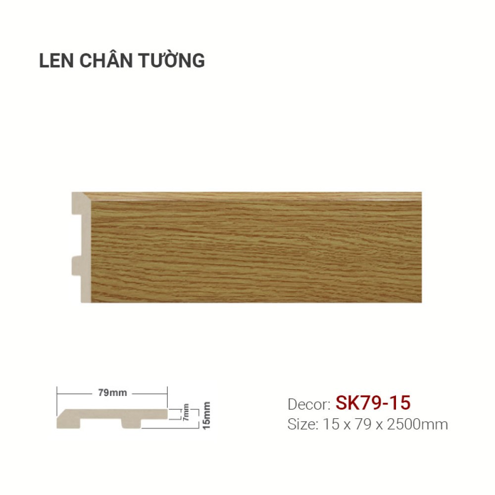 Len tường nhựa SK79-15