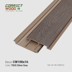 Correct Wood CW100x16 TD02 Silver Grey