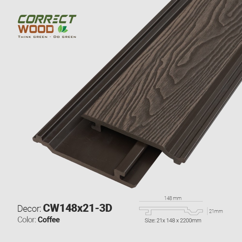 Correct Wood CW148x21-3D Coffee