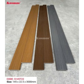 Sàn Gỗ Nhựa 2 Lớp Phủ Polymer S145T22 Teak