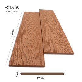 Gỗ Nhựa 3D Exwood EX135x9-Cacao