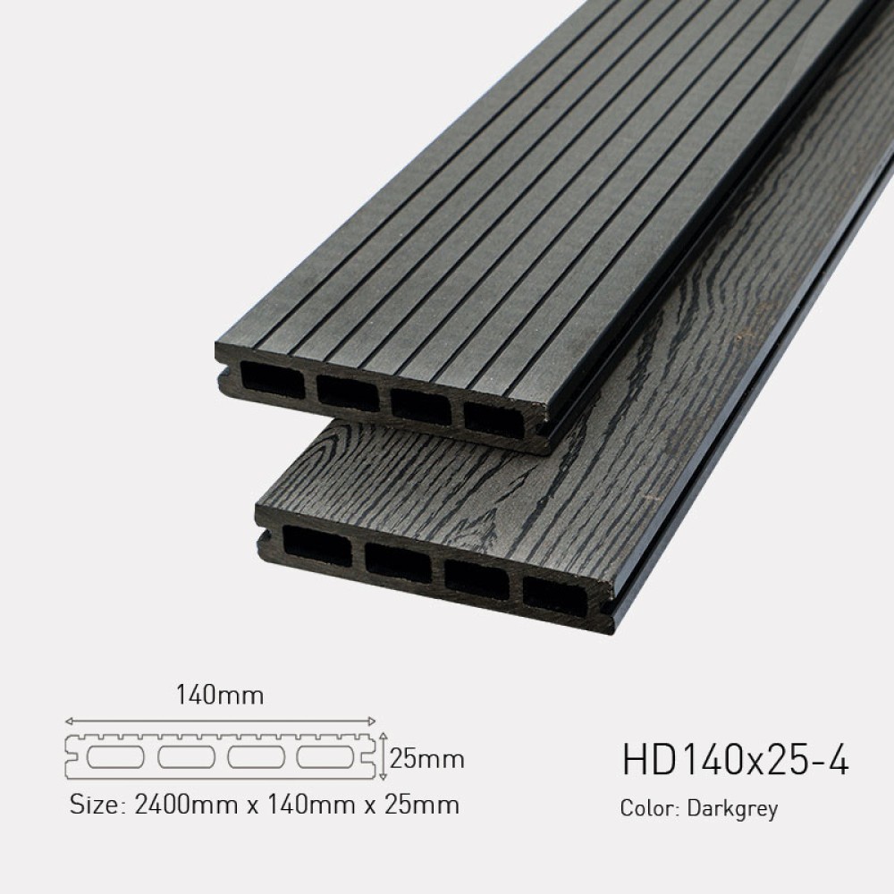 Sàn gỗ AWood HD140x25-4 Darkgrey