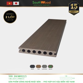 Sàn gỗ Southwood SW D138H225 Walnut