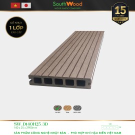 Sàn gỗ Southwood SW D140H25-3D Coffee