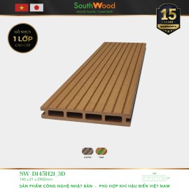 Sàn gỗ Southwood SW D145H21-3D Teak