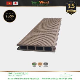 Sàn gỗ Southwood SW D146H25-3D Coffee