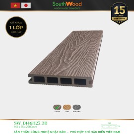 Sàn gỗ Southwood SW D146H25-3D Coffee Sàn gỗ Southwood SW D146H25-3D Coffee