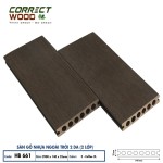 Sàn Gỗ Nhựa Ngoài Trời Correct Wood 2 Lớp HB 663