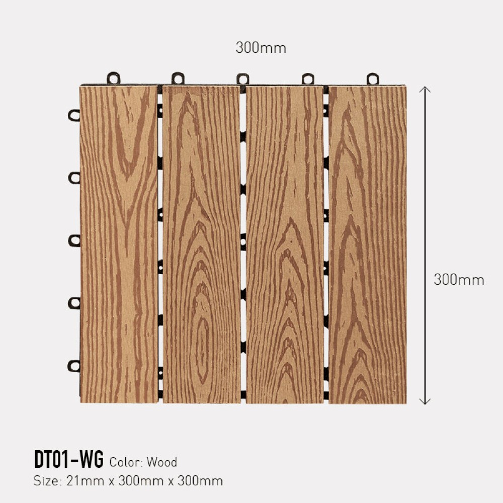 Vỉ gỗ nhựa AWood DT01 WG Wood