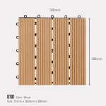 Vỉ gỗ nhựa AWood DT01-4 Wood