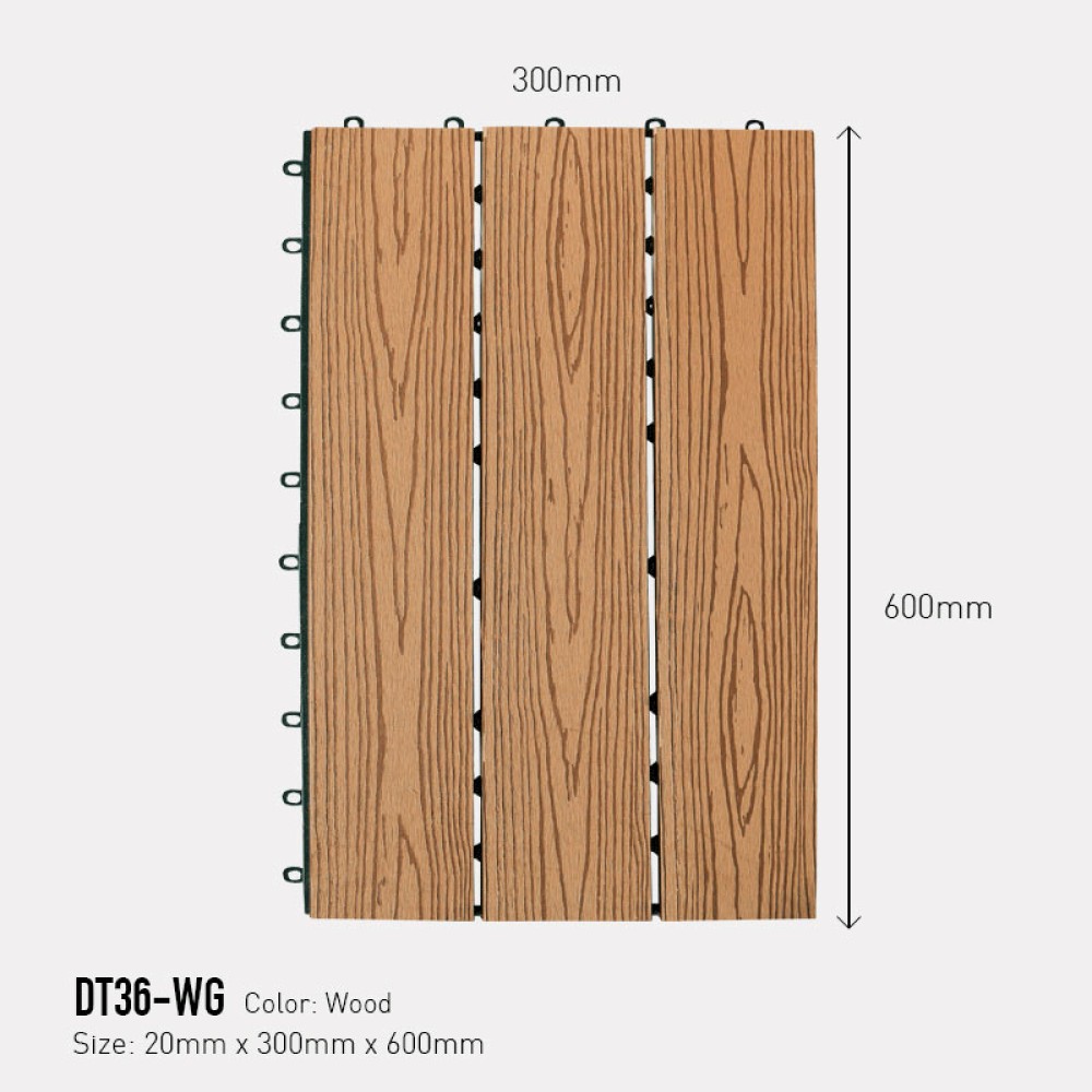 Vỉ gỗ nhựa AWood DT36 WG Wood