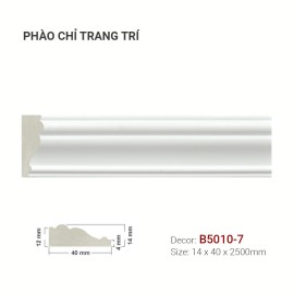 Phào Chỉ Trang Trí B5010-7 Phào Chỉ Trang Trí B5010-7