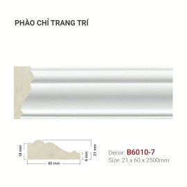 Phào Chỉ Trang Trí B6010-7 Phào Chỉ Trang Trí B6010-7