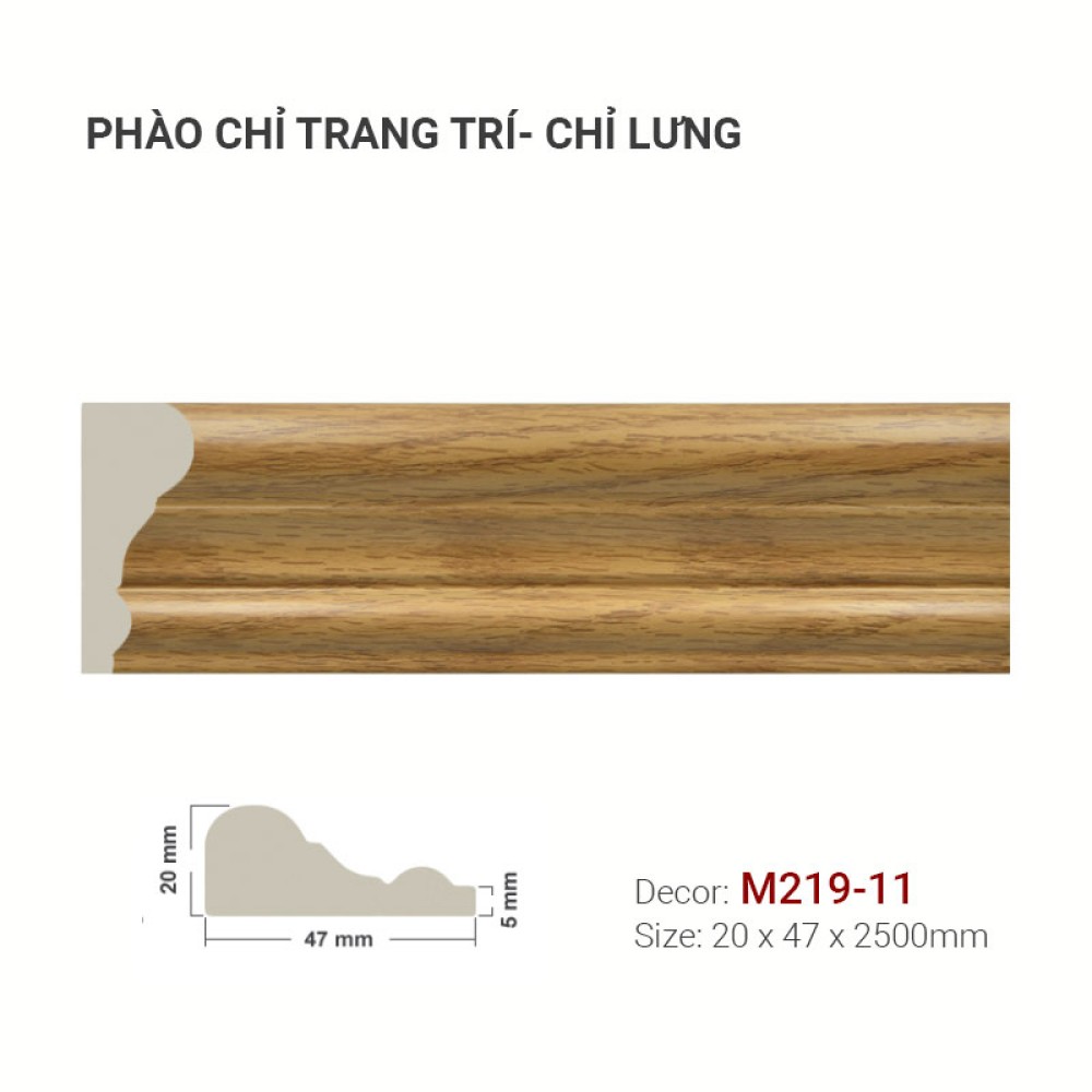 Phào Chỉ Trang Trí M219-11