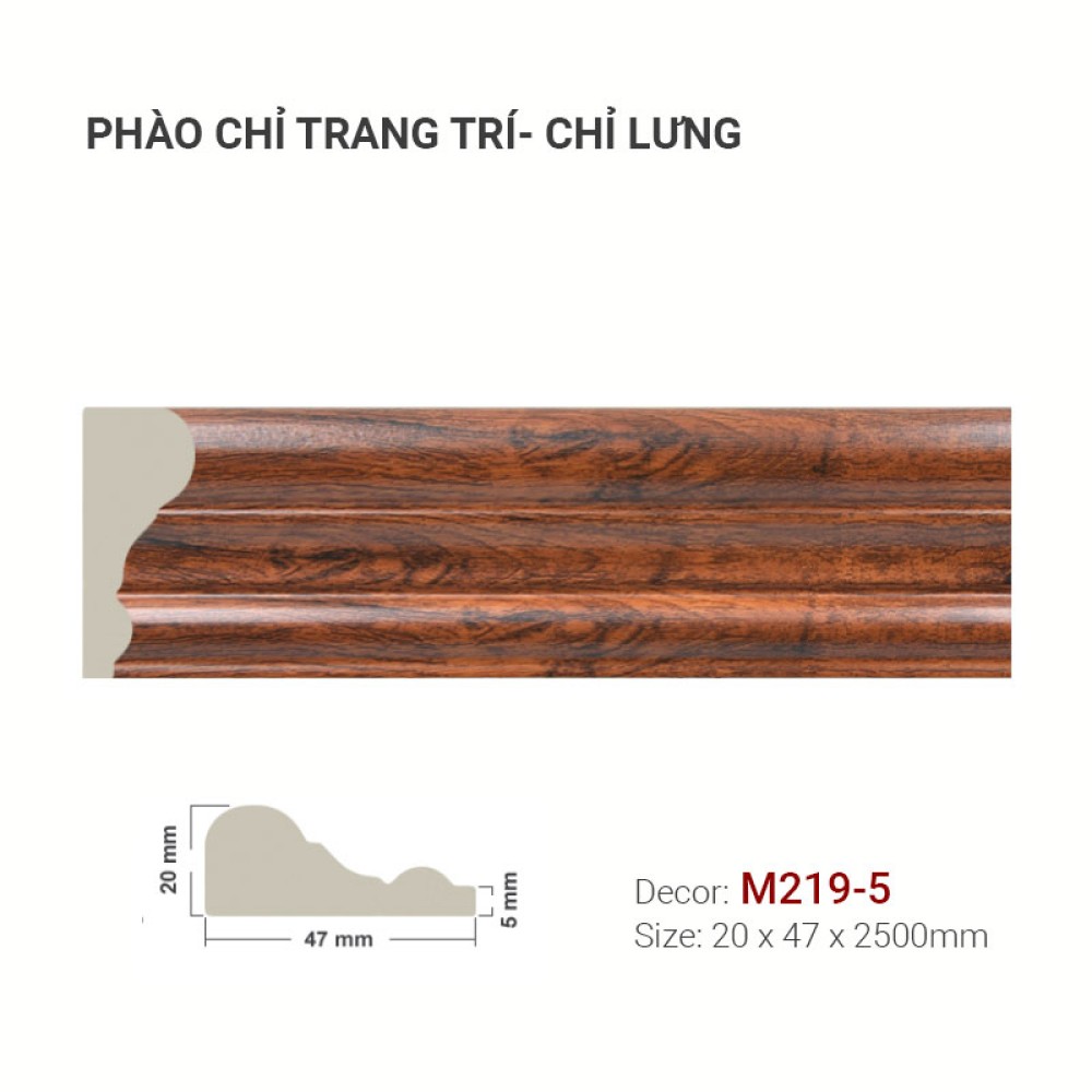 Phào Chỉ Trang Trí M219-5