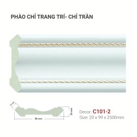 Phào Chỉ Trang Trí C101-2 Phào Chỉ Trang Trí C101-2