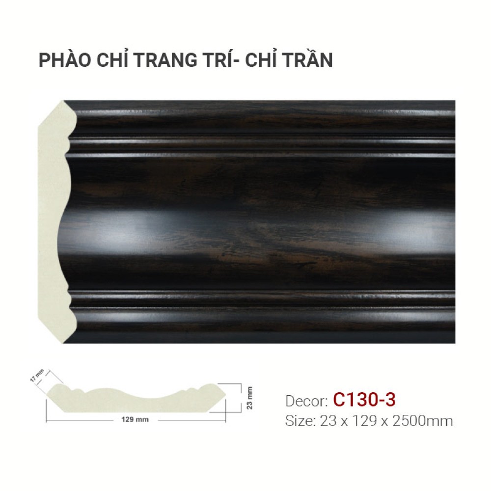 Phào Chỉ Trang Trí C130-3