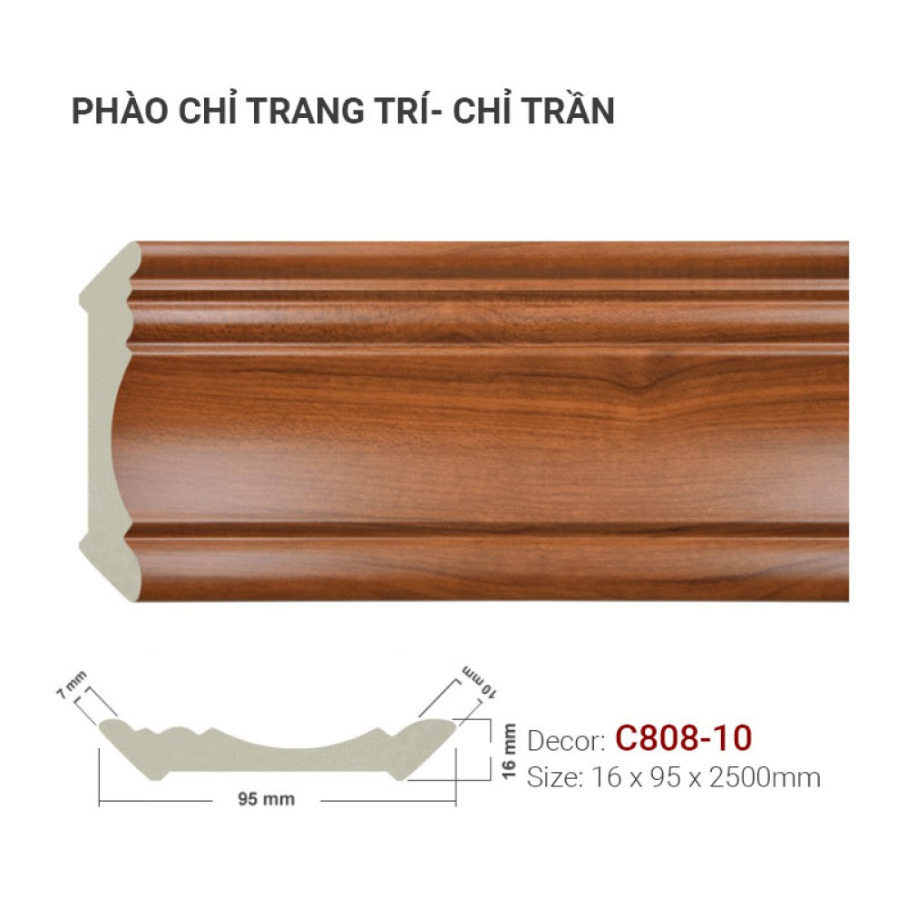 Phào Chỉ Trang Trí C808-10