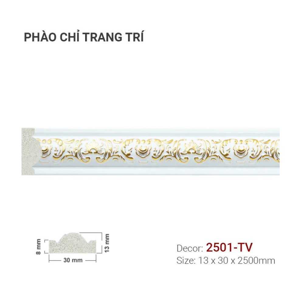 Phào Chỉ Trang Trí 2501-TV