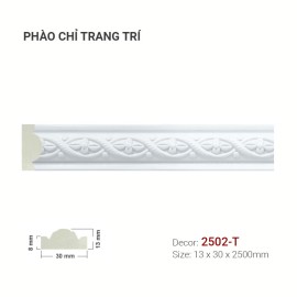 Phào Chỉ Trang Trí 2502-T