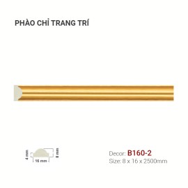 Phào Chỉ Trang Trí B160-2 Phào Chỉ Trang Trí B160-2