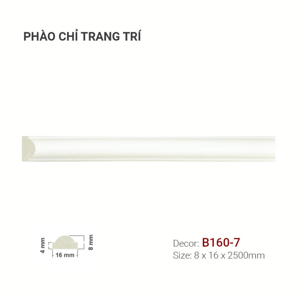 Phào Chỉ Trang Trí B160-7