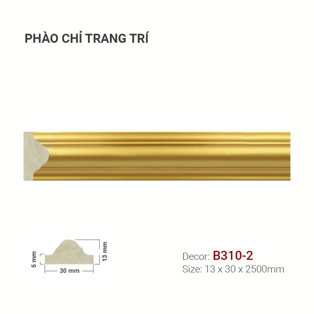 Phào Chỉ Trang Trí B310-2