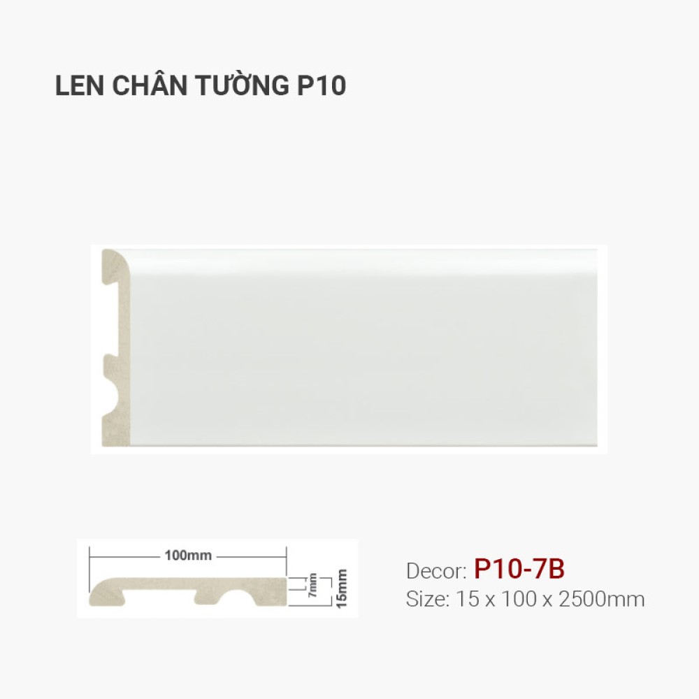 Len Tường Nhựa P10-7B