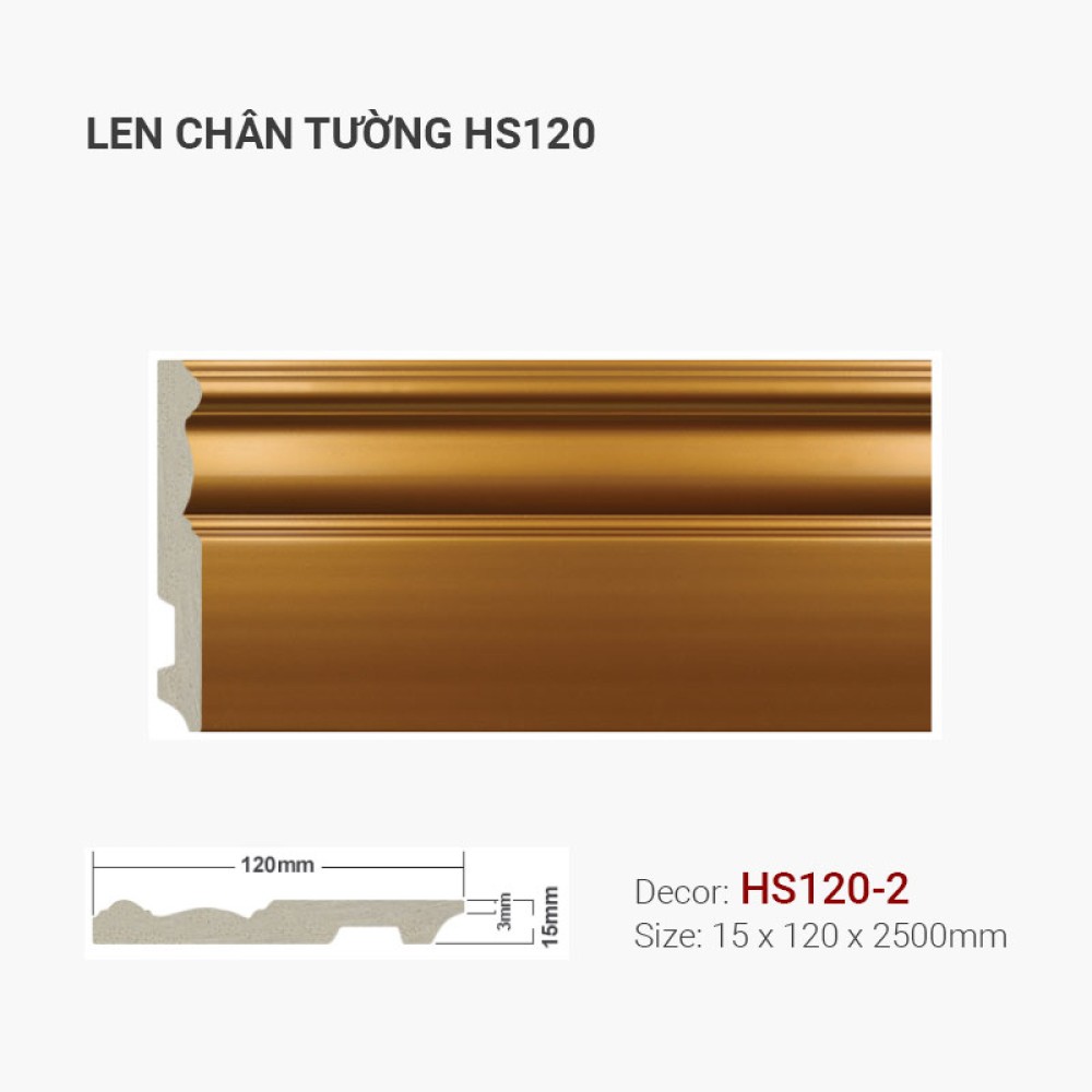 Len Tường Nhựa HS120-2