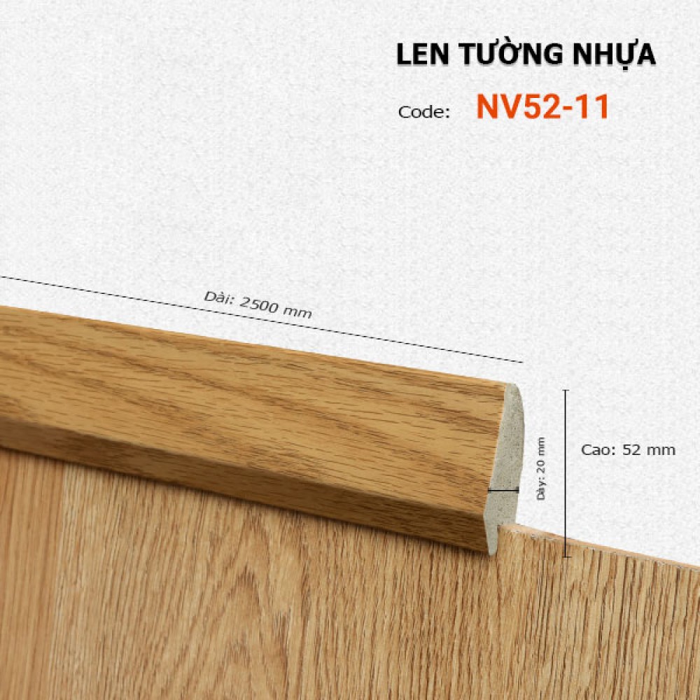 Len Tường Nhựa NV52-11