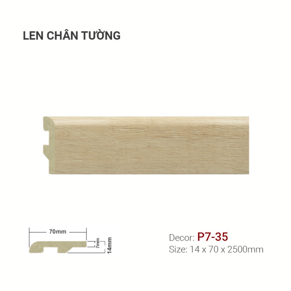 Len Tường Nhựa P7-35