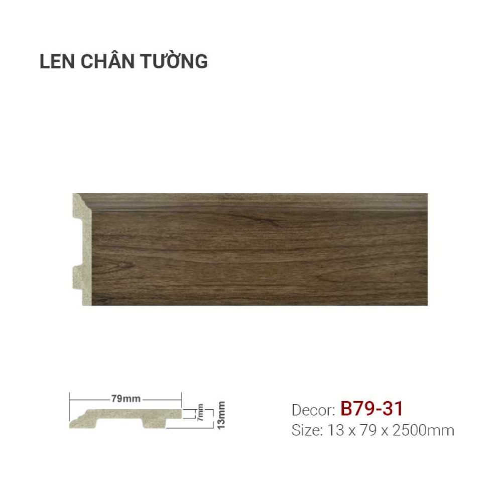 Len Tường Nhựa B79-31