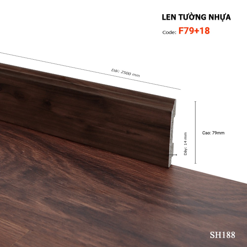 Len Tường Nhựa F79+18