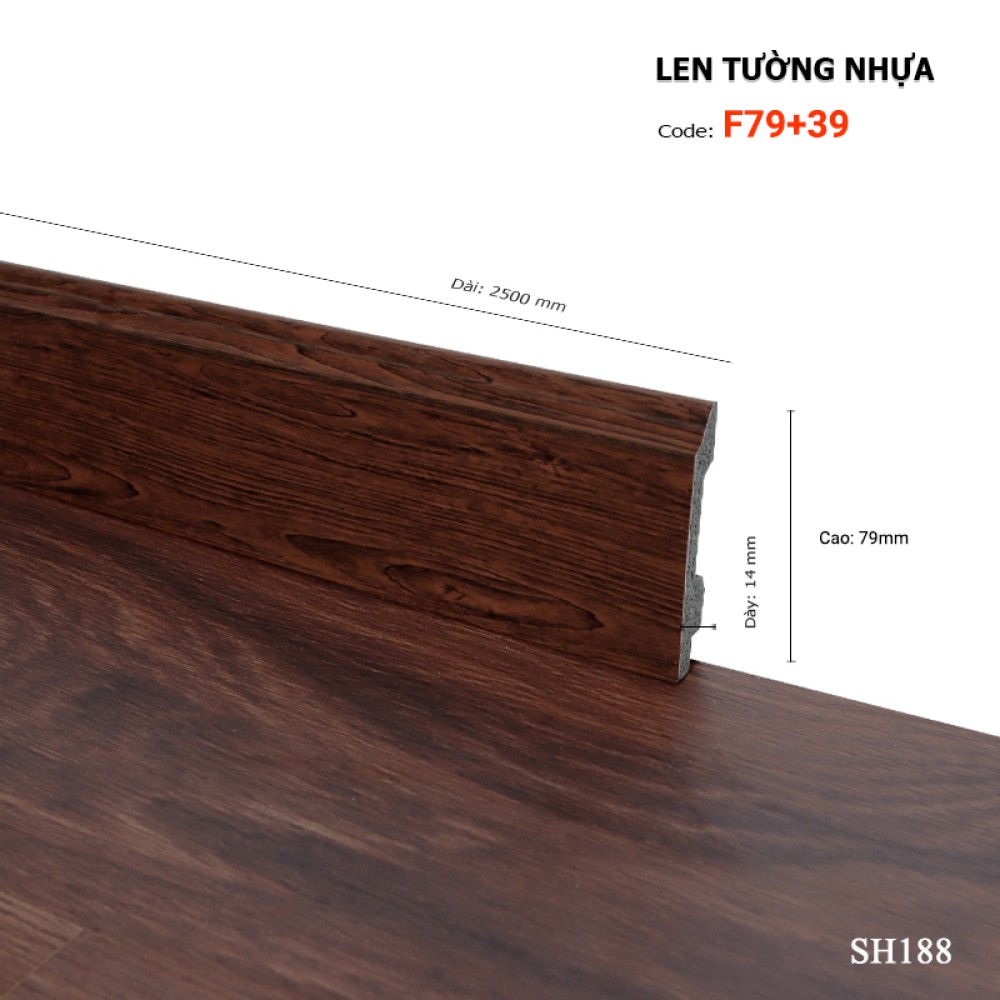 Len Tường Nhựa F79+39