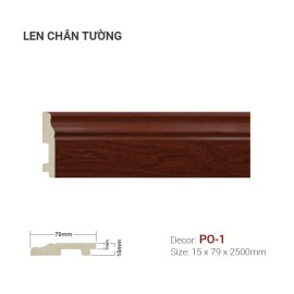 Len Tường Nhựa PO-1 Len Tường Nhựa PO-1