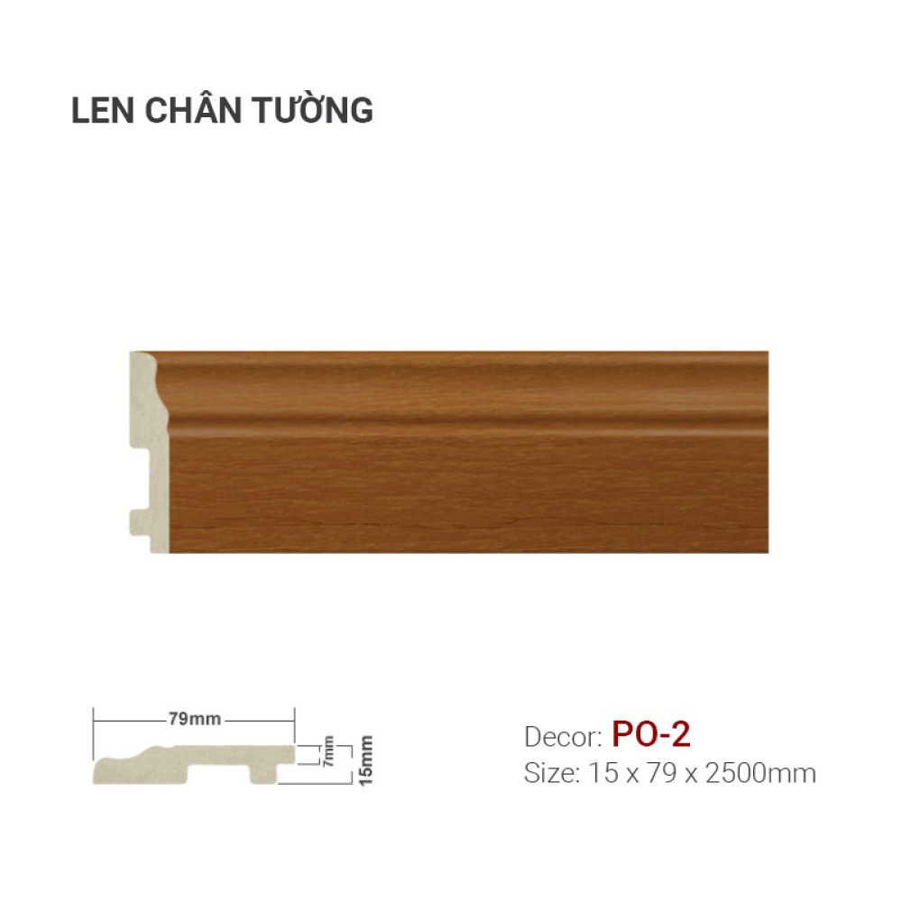 Len Tường Nhựa PO-2