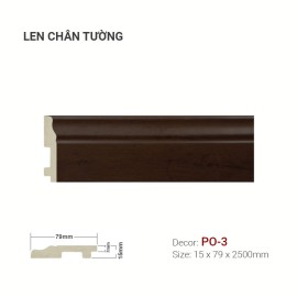Len Tường Nhựa PO-3 Len Tường Nhựa PO-3
