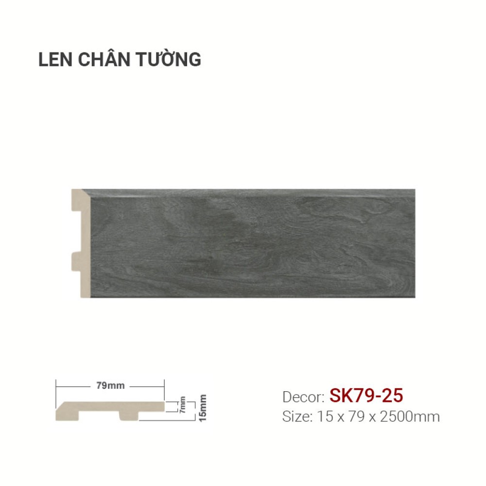 Len Tường Nhựa SK79-25