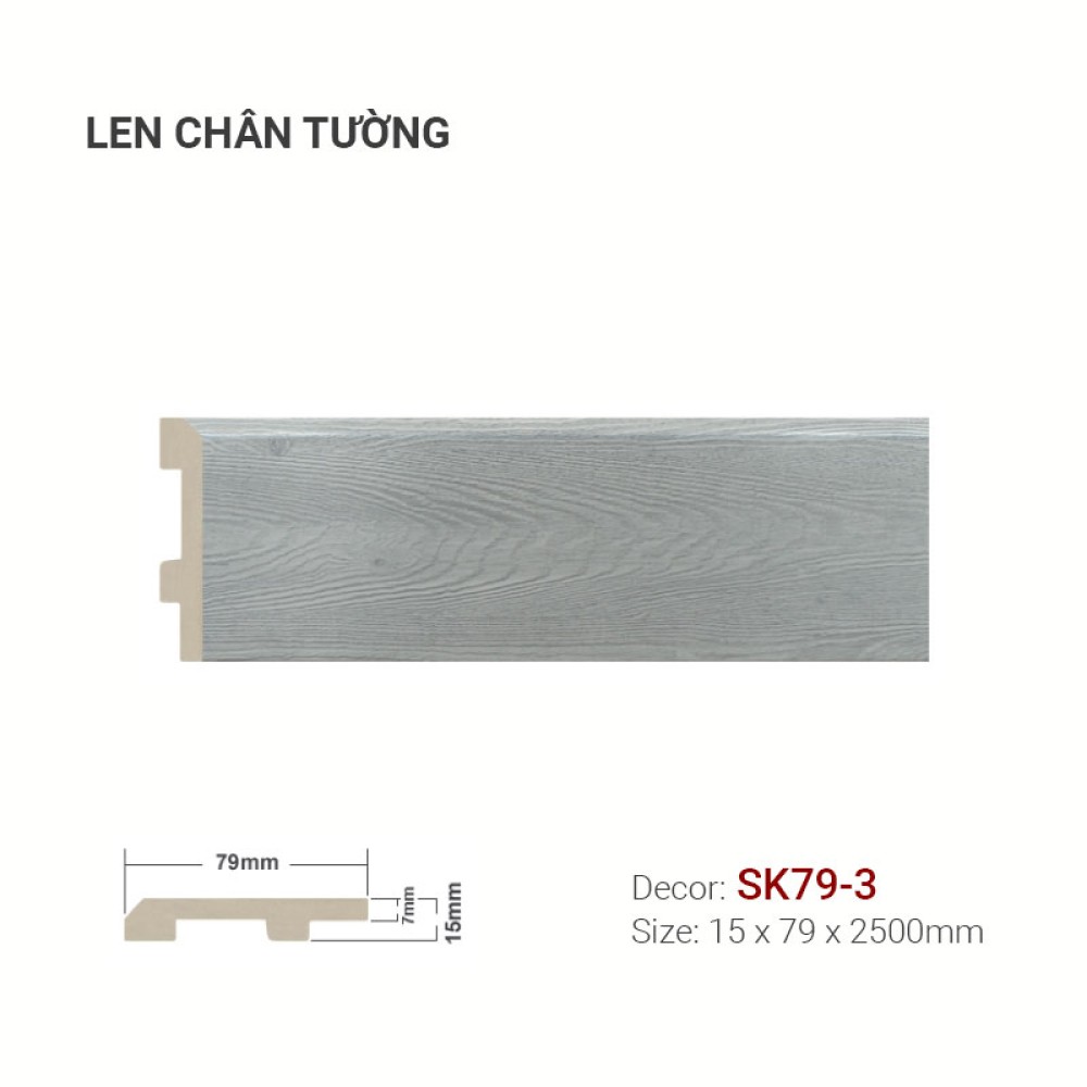 Len Tường Nhựa SK79-3