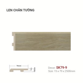 Len Tường Nhựa SK79-9 Len Tường Nhựa SK79-9