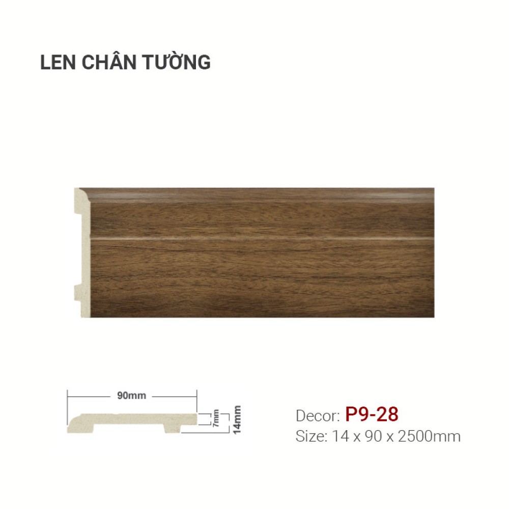 Len Tường Nhựa P9-28