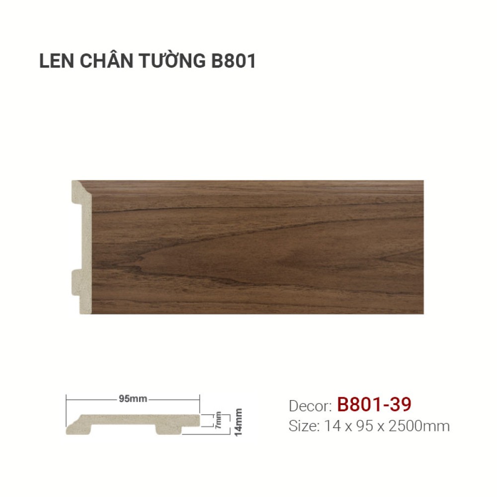 Len Tường Nhựa B801-39