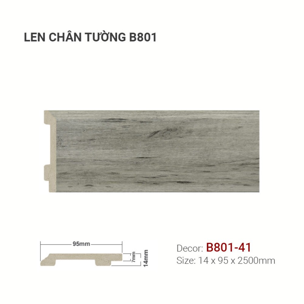 Len Tường Nhựa B801-41