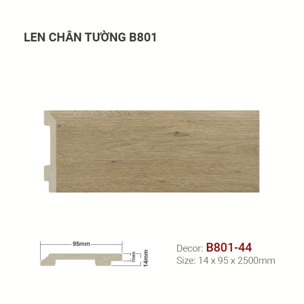 Len Tường Nhựa B801-44